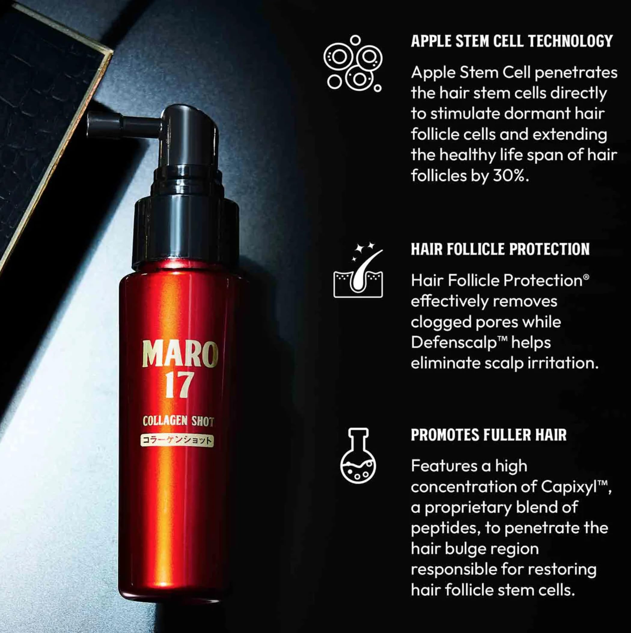 Amazon.com : MARO17 Japan's #1 Collagen Shot Essence - Hair Growth